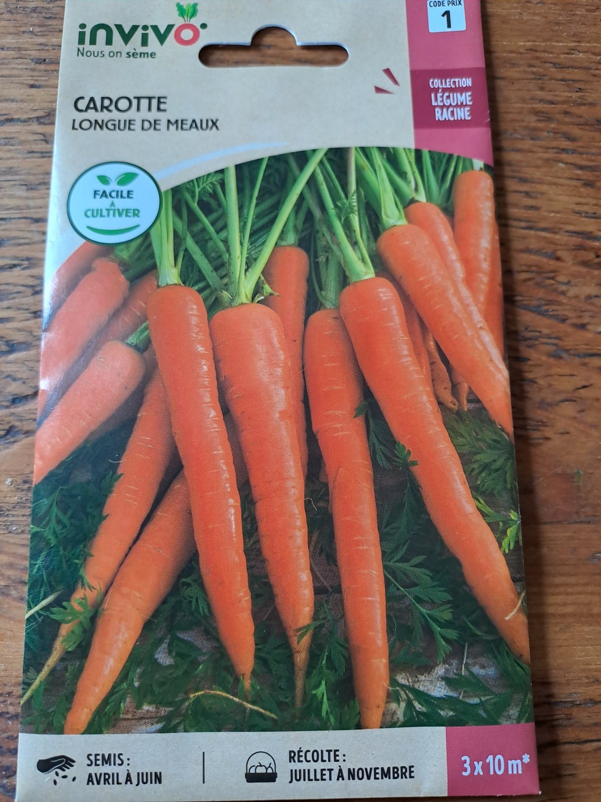Carotte Longue de Meaux