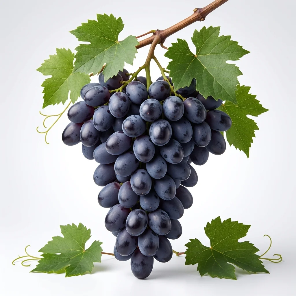 Vigne de table noir sans pépins 'Autumn Royal'