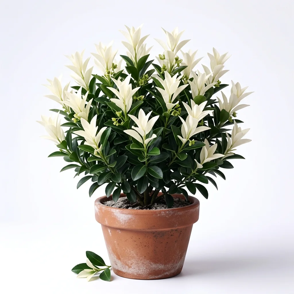 Euonymus japonicus 'Paloma Blanca'