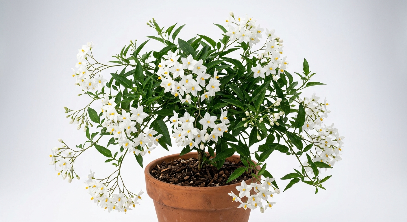 Solanum grimpant 'Faux Jasmin' (Solanum jasminoides)
