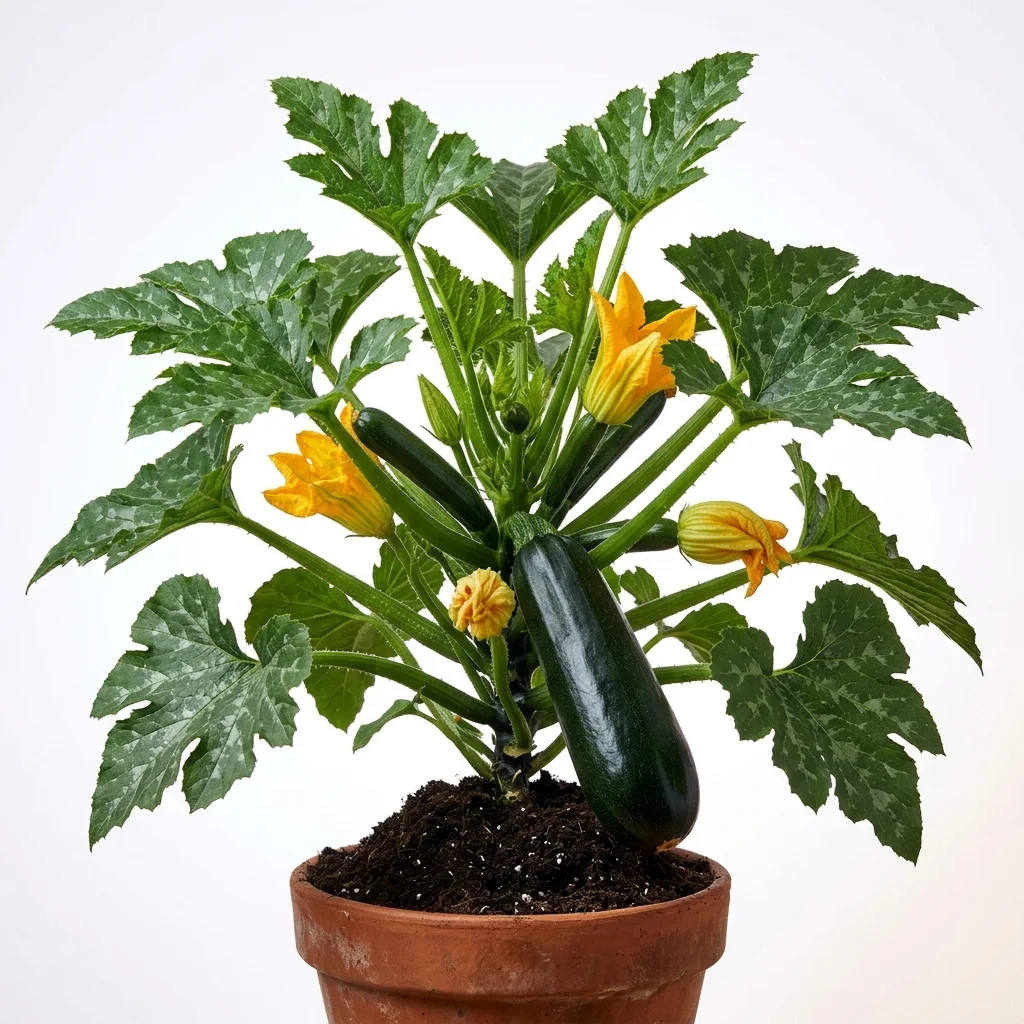 Courgette 'Black Beauty' (Verte de Milan)