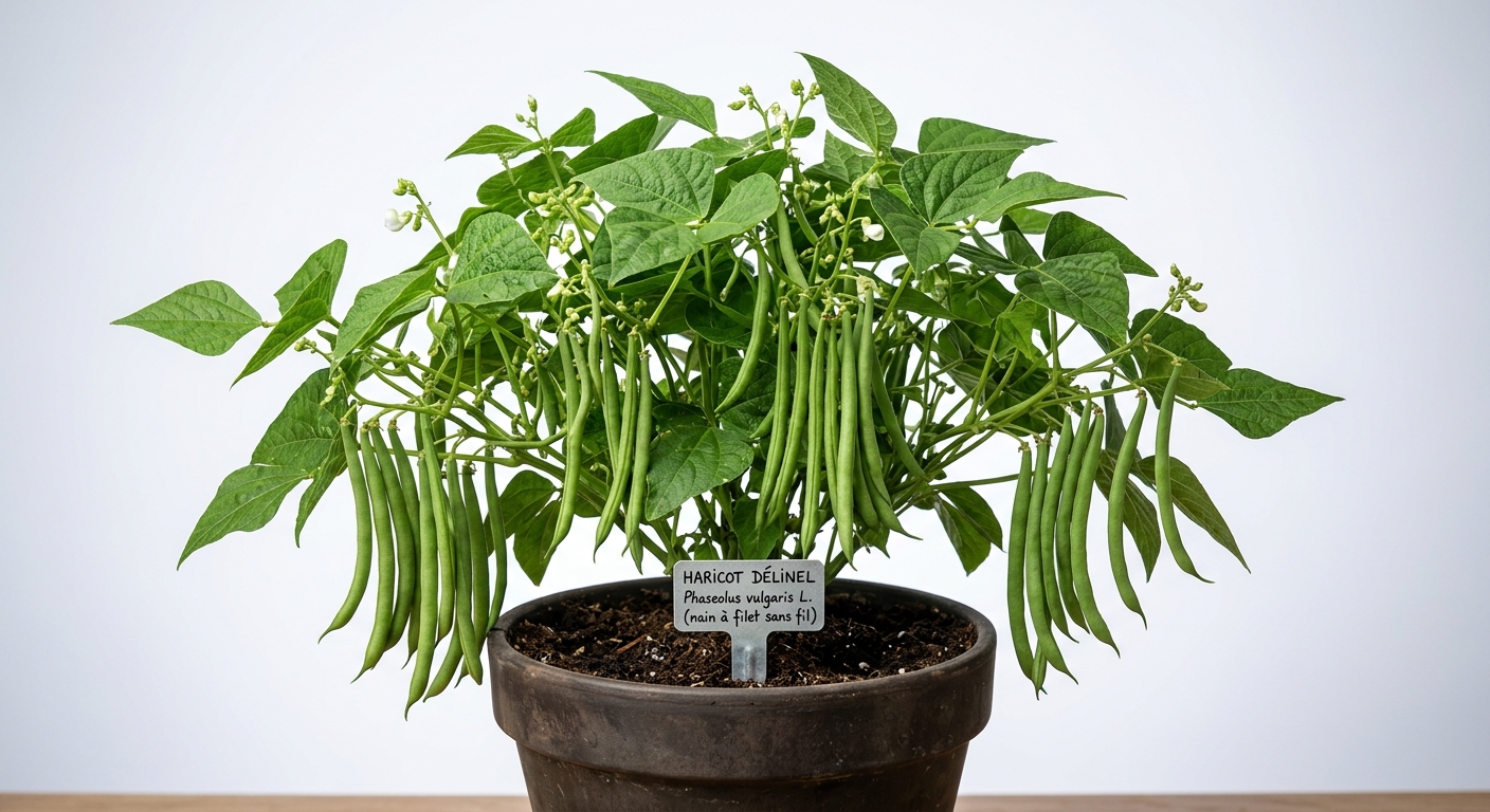 Haricot Délinel (nain à filet sans fil)
