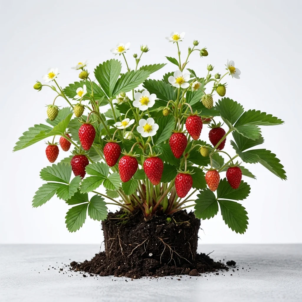 Fraisier des quatre saisons
