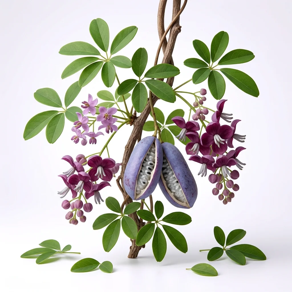 Akebia quinata 'Silver Bells'